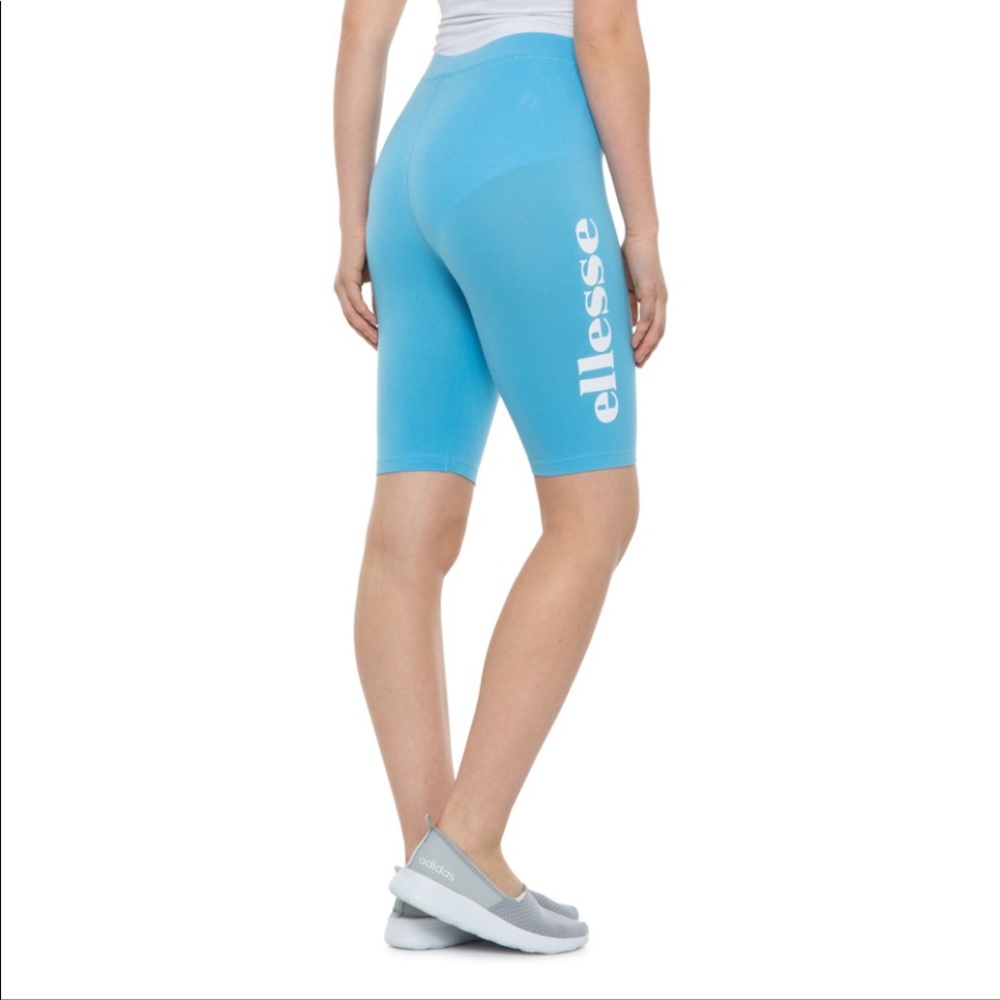 🆕 Ellesse Tour Cycle Bike Shorts teal blue size large 717